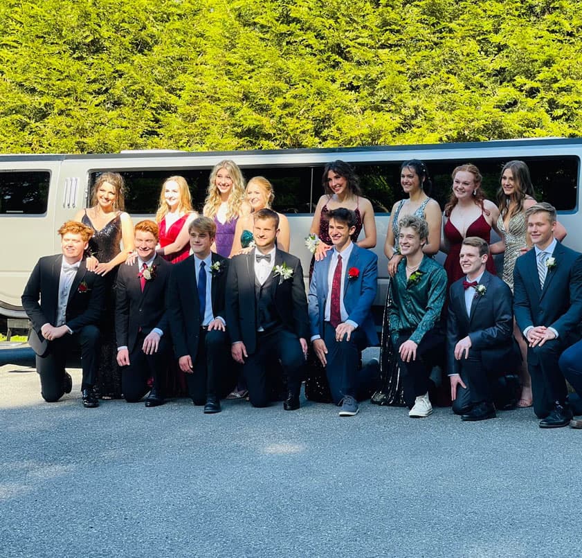 Prom Limousine Vehicle Presentation
